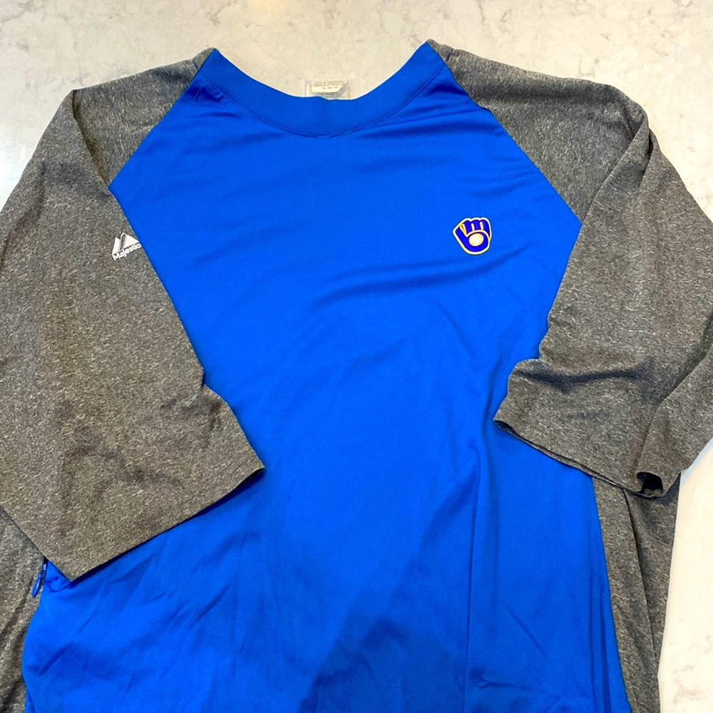 Milwaukee Brewers training top size XL